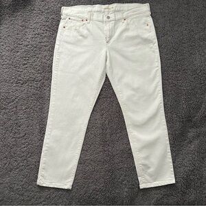 Levi’s Boyfriend White Jeans
